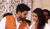 PIX: Aishwarya, Abhishek celebrate Gudi Padwa