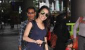 PIX: Shraddha, Salman return from Dubai