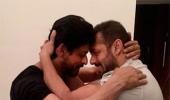 PIX: Shah Rukh and Salman hug AGAIN!