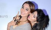 PIX: Sara Khan, Tina Dutta mingle at calendar launch