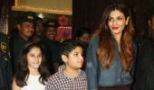 PIX: Raveena, Shilpa party with the Bachchans