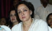 Hema Malini, Sooraj Barjatya attend Ravindra Jain's prayer meet