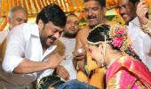 PIX: Chiranjeevi at Krish-Ramya's wedding