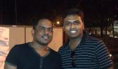 Spotted: Composer Yuvan Shankar Raja in Singapore