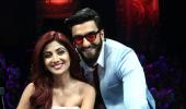 PIX: Ranveer's fun show time with Shilpa Shetty