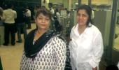 Spotted: Saroj Khan at Kolkata airport