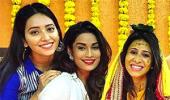 PIX: Kishwer Merchant's haldi ceremony