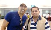 Spotted: Vindu Dara Singh at Mumbai aiport