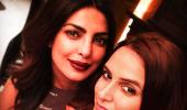 PIX: Priyanka, Neha party with Manish Malhotra