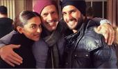 PIX: Ranveer Singh visits Deepika Padukone on the sets of xXx 3