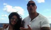 Dwayne Johnson welcomes Priyanka to Baywatch cast