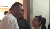 PIX: Ameesha Patel, Anu Malik meet Sanjay Dutt