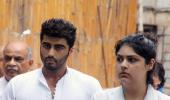 PIX: Arjun Kapoor bids goodbye to his maternal grandmother