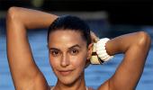 Neha Dhupia goes bikini shopping in Fiji