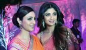 PIX: Shilpa Shetty, Tabu mingle at a party