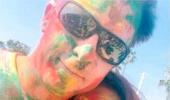 PIX: Preity Zinta's first Holi with her husband