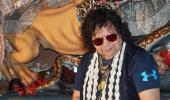 PIX: Bappi Lahiri celebrates Durga pooja