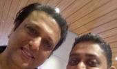 Spotted: Govinda at Mumbai airport