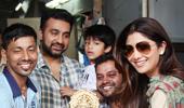 PIX: Shilpa Shetty brings home Lord Ganesha