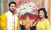 PIX: Sambhavna, Mouni celebrate Ganesh Chaturthi