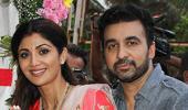 PIX: Shilpa Shetty bids farewell to Ganpati in style