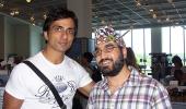 Spotted: Sonu Sood in Virginia