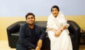 Lata Mangeshkar defends A R Rahman