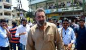 PIX: Sanjay Dutt shoots in Mumbai