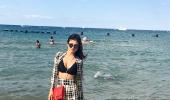 PIX: Mouni Roy's Chicago holiday