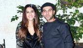 PIX: Kriti, Rajkummar, Ayushmann watch Bareilly Ki Barfi