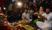 PIX: Bhoomi team seeks blessings from Lord Ganesha