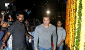 PIX: Sohail Khan at sister Arpita's Ganpati Visarjan