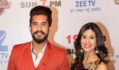 PIX: Suyyash-Kishwer attend Zee Rishtey awards