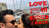 Shilpa-Raj, Bipasha-Karan's Valentine's Day pictures!