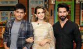 PIX: Shahid, Kangana, Saif promote Rangoon