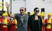 PIX: Vin Diesel arrives in Mumbai, Deepika welcomes him