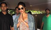 PIX: Priyanka Chopra returns to Mumbai