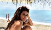 PIX: Shibani Dandekar's Spanish holiday