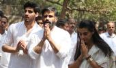 PIX: Amitabh-Abhishek attend Suniel Shetty's father's funeral