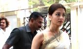 PIX: Aishwarya attends her father's prayer meet