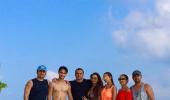 PIX: The Khans holiday in Maldives