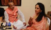 PIX: Inside Hema Malini's make-up room!