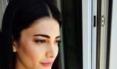 Shruti Haasan's bold black choices at Cannes