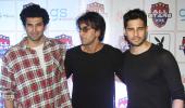 PIX: Ranbir, Sidharth, Aditya celebrate!