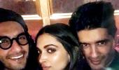 Inside pix: Ranveer parties with Deepika