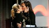 PIX: Kate Winslet kisses Allison Janney!