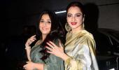 PIX: Vidya Balan, Rekha have a movie date