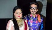 PIX: Bharti-Haarsh's Mata Ki Chowki