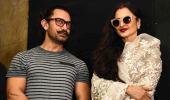 PIX: Rekha, Jacqueline watch Secret Superstar with Aamir