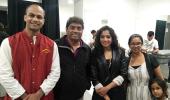 Spotted: Johnny Lever and his daughter Jamie